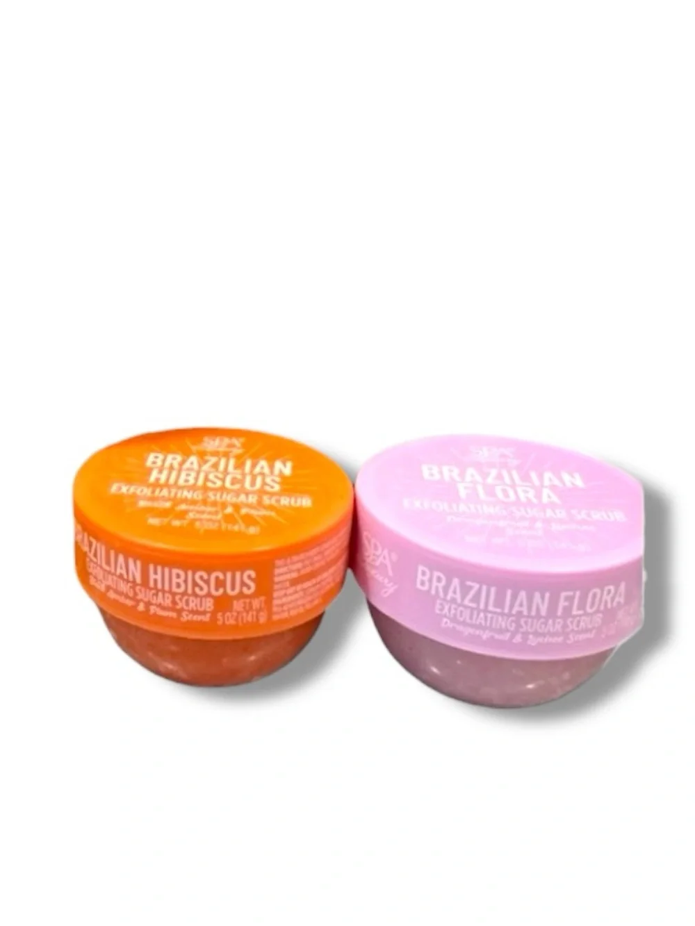 Brazilian Hibiscus & Brazilian Flora Exfoliating Sugar Scrub Duo